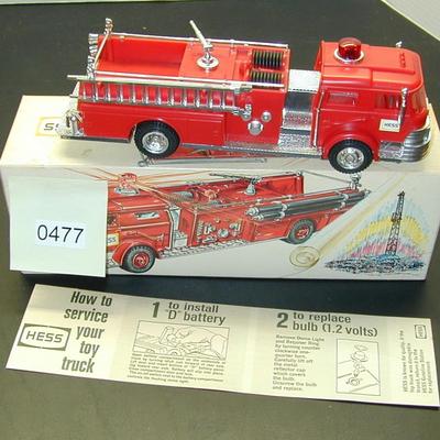 1970 Hess Fire Truck New In Original Box - Lot 477