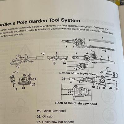 SUNJOE ~ Cordless Lawn & Garden Multi-Tool System ~ NIB