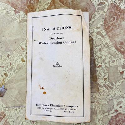 Vintage Water Testing Kit (G-SL)