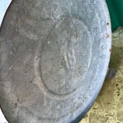 Rustic Galvanized Mop Bucket and Watering Can (G-JM)