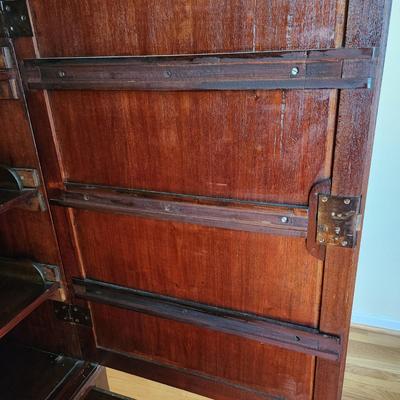 Antique 1800's Armoire w key from England 54x23x63