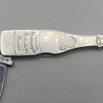 Vintage Champagne Dry Monopole Heidsieck & Co Collectible Knife