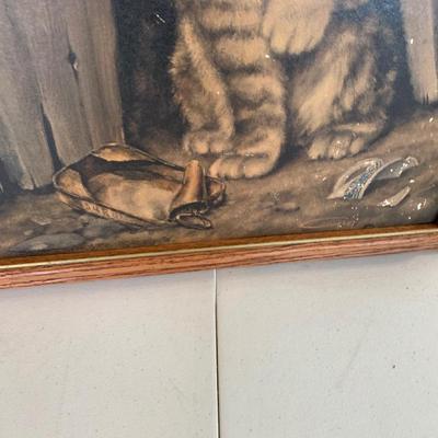 MCM Art Guilty Kitten Framed - Lot 769