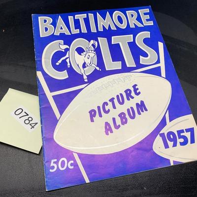 Baltimore Colts 1957 Team Picture Album - Lot 784
