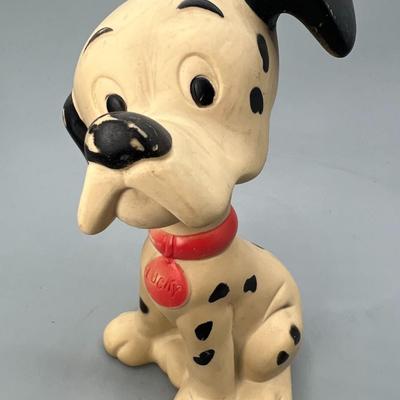 1961 Dell vinyl toy Walt Disney Production 101 Dalmatians Squeaky