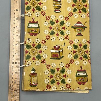 Vintage Home Crafted Cut Out Recipe Clippings Binder