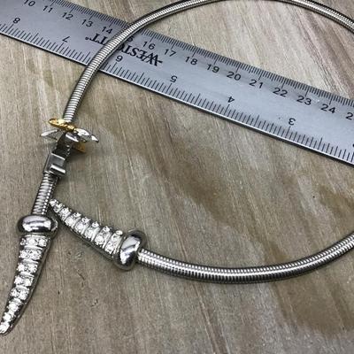 Vintage Slider Hinged Necklace