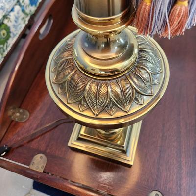 Vintage Heavy Brass Stiffel Table lamp