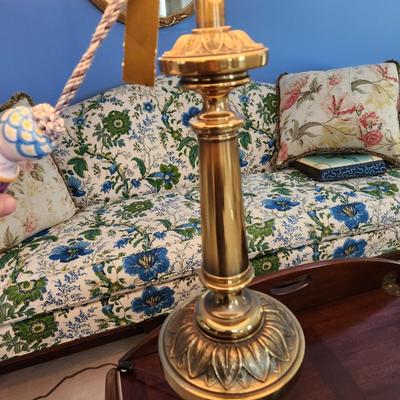 Vintage Heavy Brass Stiffel Table lamp