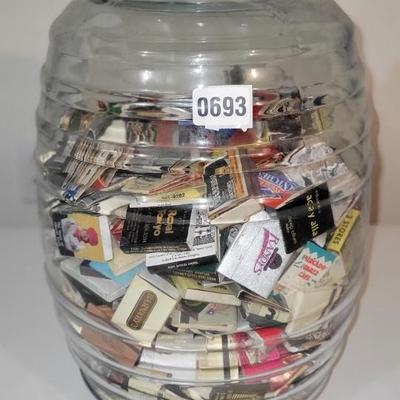 Large Jar of Assorted (book) Matches