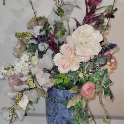 Ceramic "DENIM" flower Planter