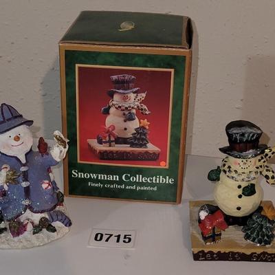 Snowman Decor Lot