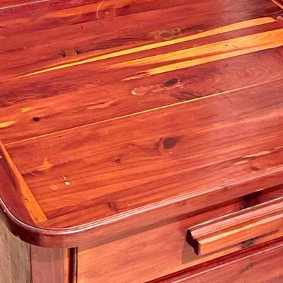 Cedar nightstand