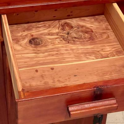 Cedar nightstand