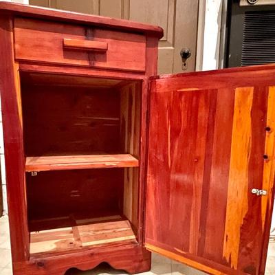 Cedar nightstand