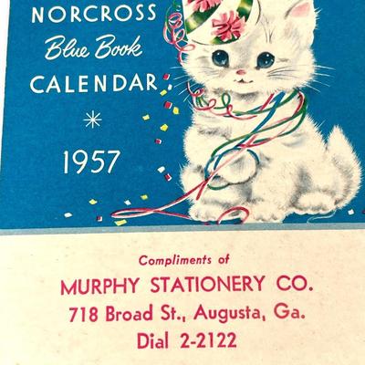 Vintage Hallmark calendars