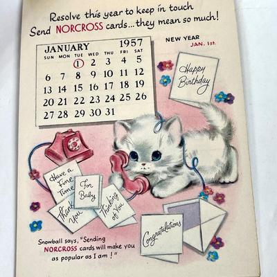 Vintage Hallmark calendars