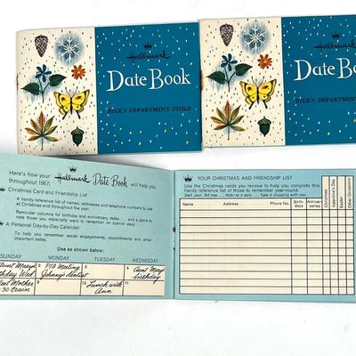 Vintage Hallmark calendars