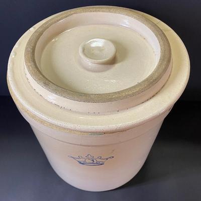 LOT 29C: Vintage Glazed Stoneware Crock #3