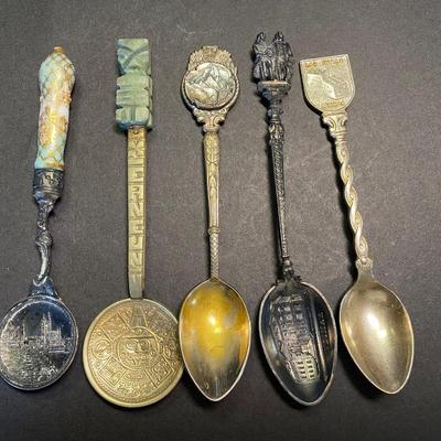 LOT 53C: Silver Plated Spoons & More