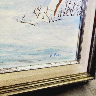 KATHERYN PIPER ORIGINAL OIL PAINTING FRAMED 1986