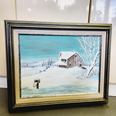KATHERYN PIPER ORIGINAL OIL PAINTING FRAMED 1986