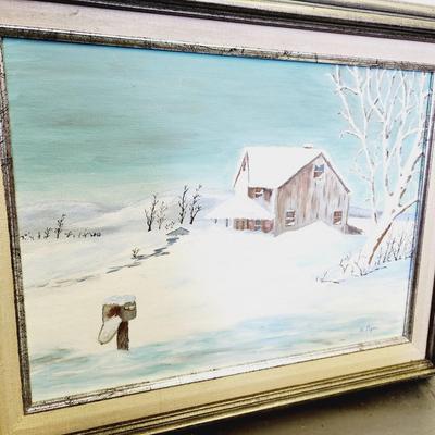 KATHERYN PIPER ORIGINAL OIL PAINTING FRAMED 1986
