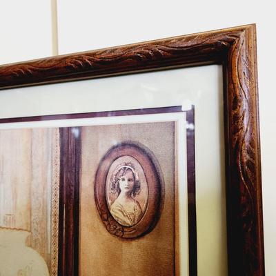 C. WRAY FRAMED PRINT 1982