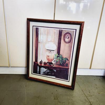 C. WRAY FRAMED PRINT 1982