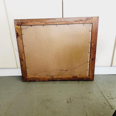 ANTIQUE FRAME WITH WILL THOMPSON PRINT
