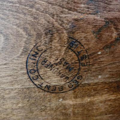 VINTAGE BENT CO SOLID WOOD ROCKING CHAIR