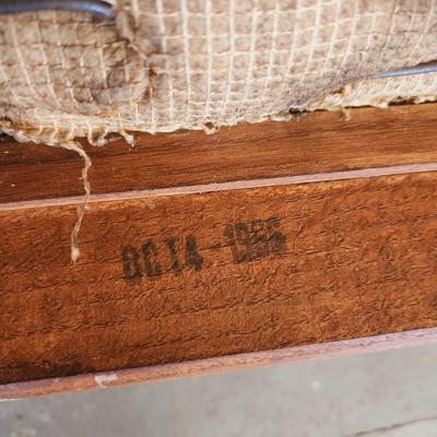MCM SOLID WOOD CHAIR