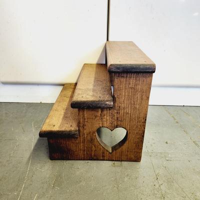 SOLID WOOD HEART STAIRS / STEPS
