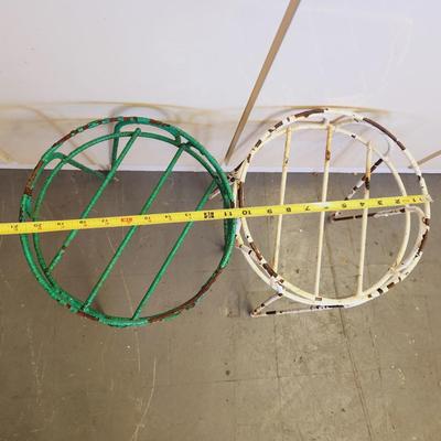 VINTAGE METAL PLANT STANDS