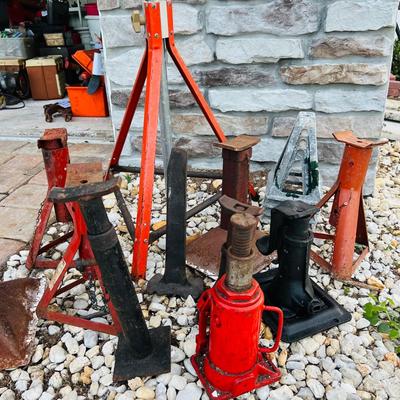 Husky Car Jack and Jack Stands (G-JM)