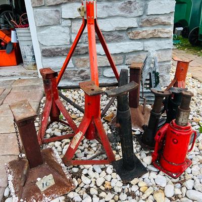 Husky Car Jack and Jack Stands (G-JM)