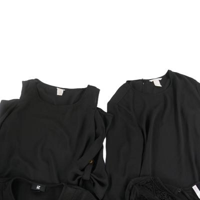 4 pcs Black Tops M
