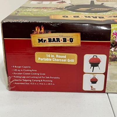 MR. BAR B Q ~ Portable Charcoal Grill