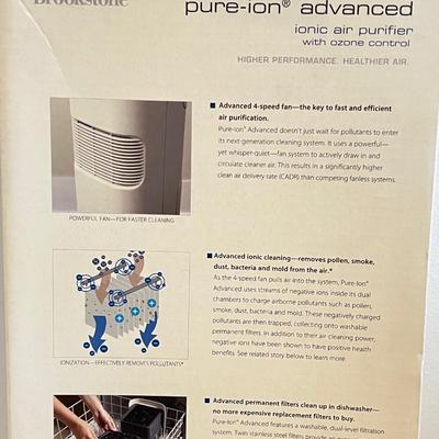 BROOKSTONE ~ Pure-ion ~ Advanced Ionic Air Purifier
