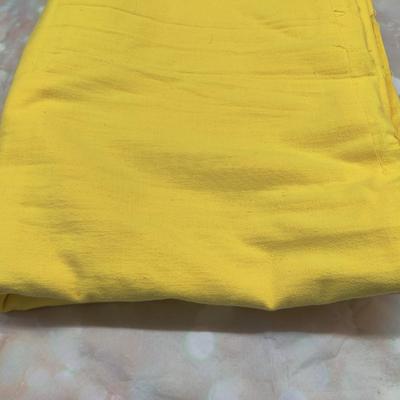 SOLID YELLOW FABRIC