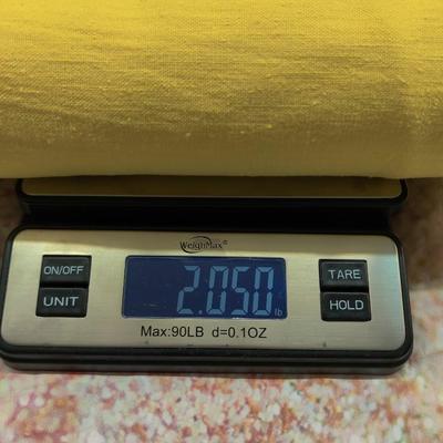 SOLID YELLOW FABRIC