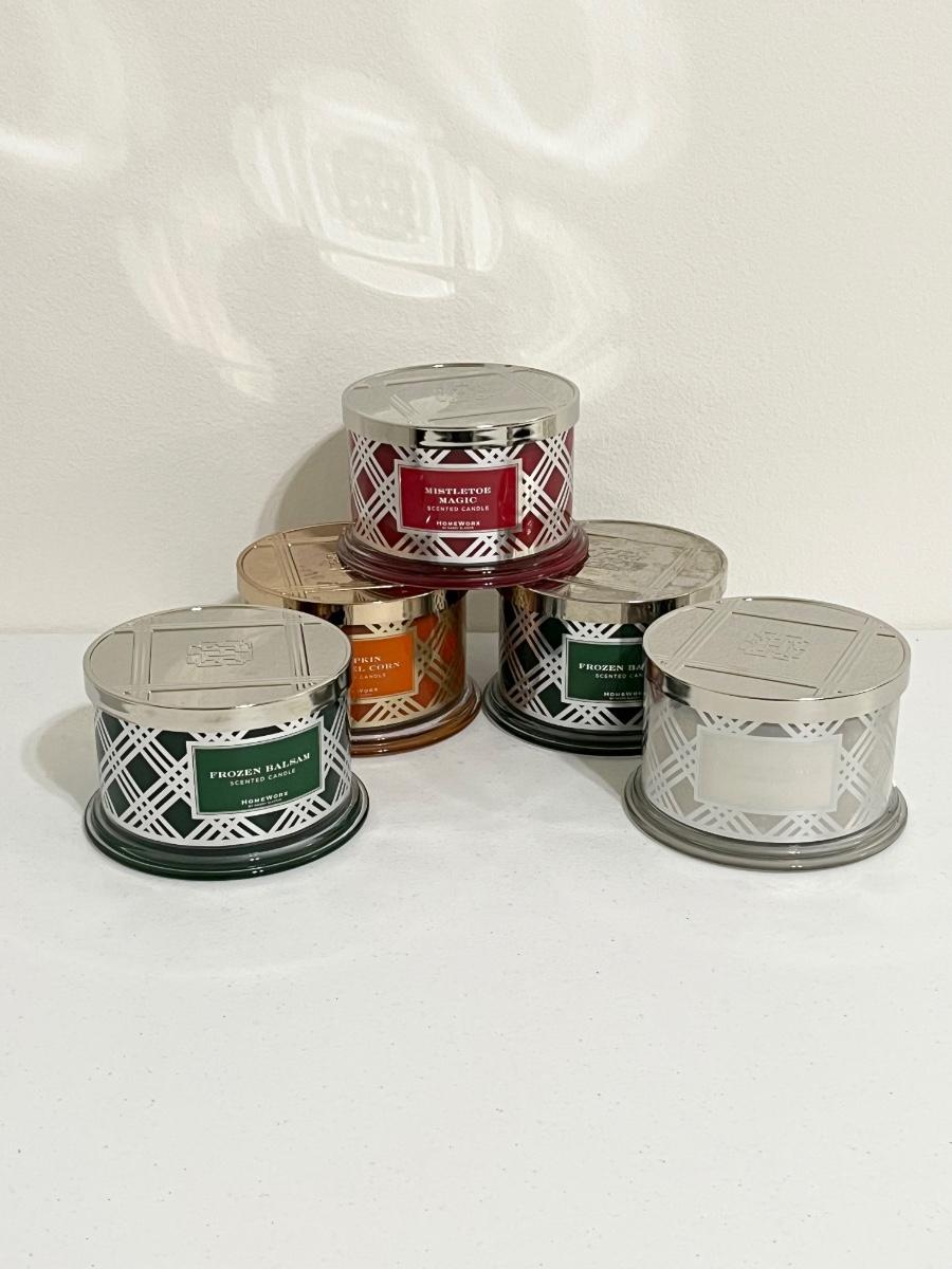 HOMEWORX Five (5) Scented Candles New