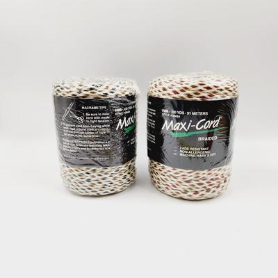 2 DIFFERENT NEW MAXI CORD MACRAME BRAIDED CORD