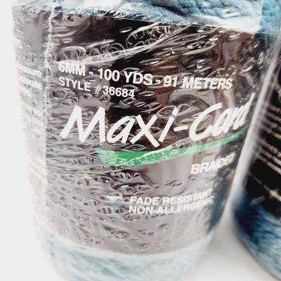NEW TURQUOISE MAXI CARD MACRAME CORD