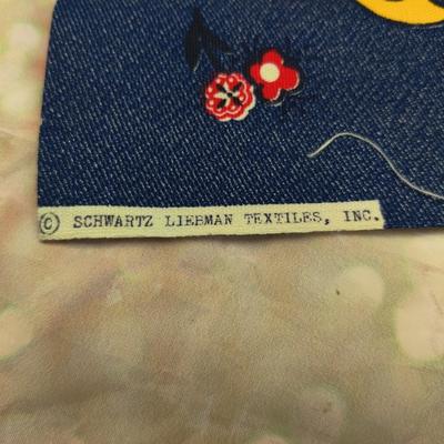 SCHWARTZ LIEBMAN SUMMERTIME FABRIC PIECE