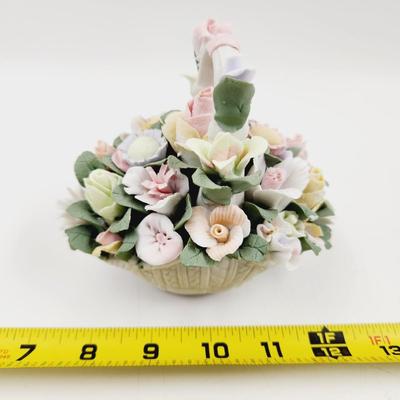 PORCELAIN HAND PAINTED DELICATE FLOWER BOUQUET
