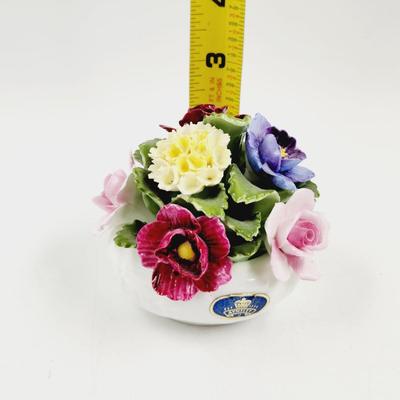 AYNSLEY HAND PAINTED BONE CHINA FLORAL DECOR