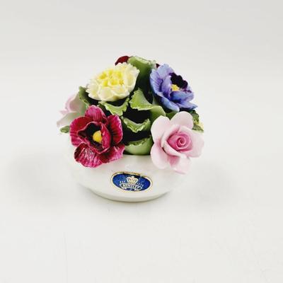 AYNSLEY HAND PAINTED BONE CHINA FLORAL DECOR