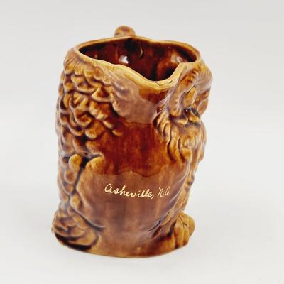 VINTAGE BROWN OWL CREAMER / PITCHER