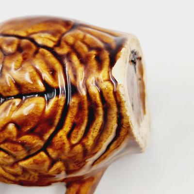 VINTAGE BROWN OWL CREAMER / PITCHER